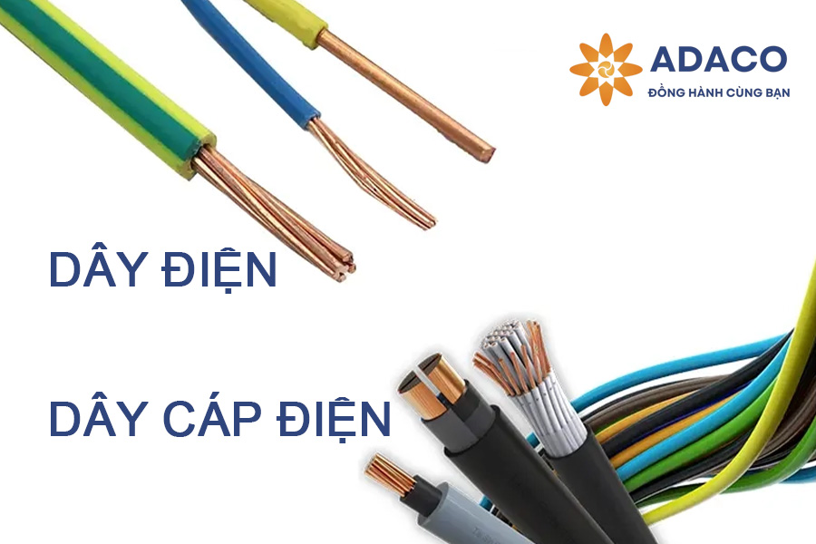 Phân biệt dây điện và dây cáp điện