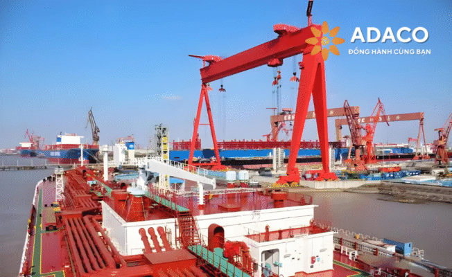 Dây cáp điện cầu cảng được sử dụng trong Logistic