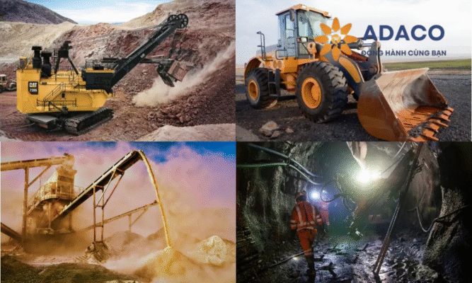 Cáp điện khai khoáng chuyên dung trong khai thác hầm mỏ